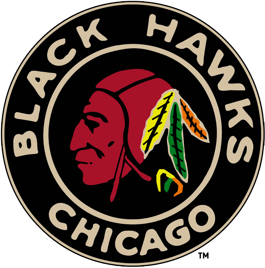 Chicago Black Hawks 1935-1937 Primary Logo iron on heat transfer